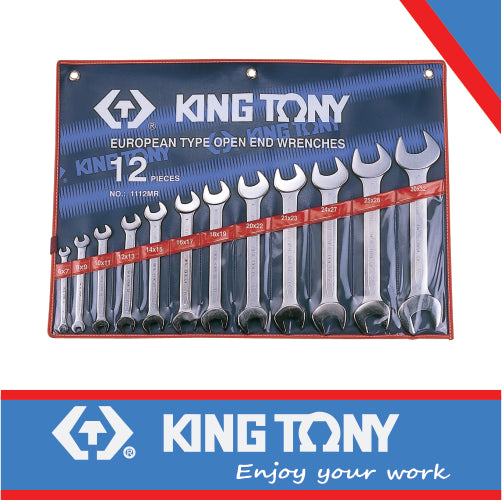 SPANNER 6-32mm DOUBLE OPEN END 12 PC
