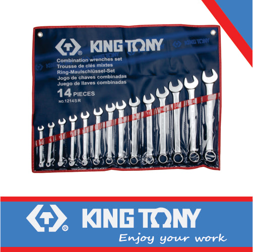 SPANNER COMBINATION SET IMPERIAL 5/16″-1.1/4″ 14PC