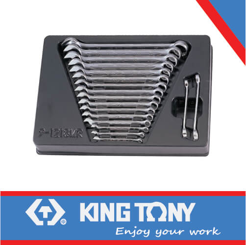 SPANNER SET MINI 8-19MM 18PC