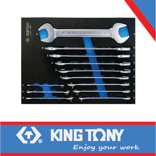 SPANNER SET OPEN END EVA FOAM 6-32MM
