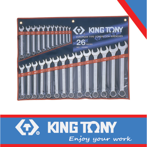 SPANNERS COMBINATION SET 6-32mm 26PC