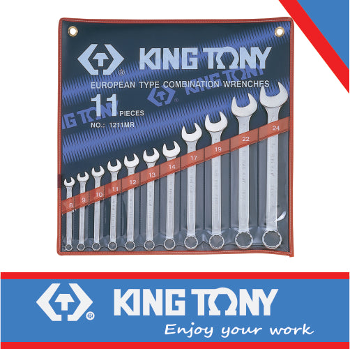 SPANNERS COMBINATION SET IMPERIAL 1/4″-15/16″ 11PC