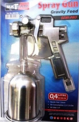 SPRAYGUN, MATAIR, GRAVITY, FEED, 1.8MM, S990G