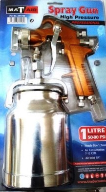 SPRAYGUN, MATAIR, HI, PRESSURE, PRO, 1.7MM