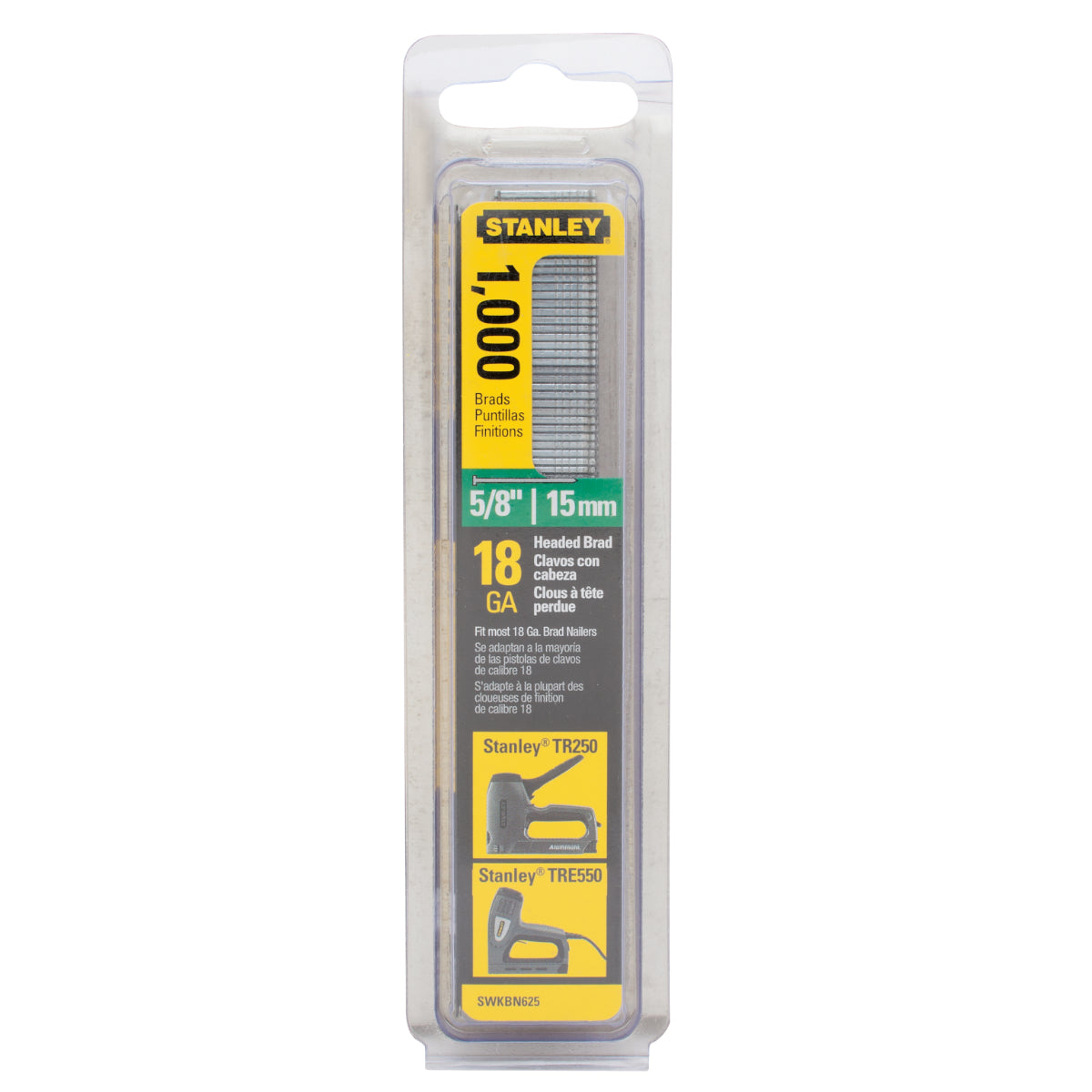 Stanley Brad Nails 15mm | 1-SWK-BN0625T