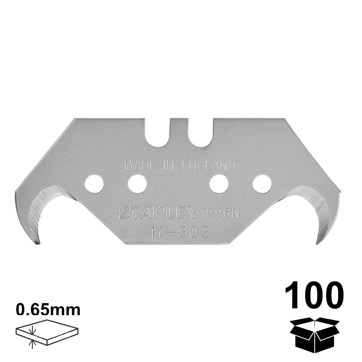 Stanley 1996 Hook Blades 100 Pack | 1-11-983