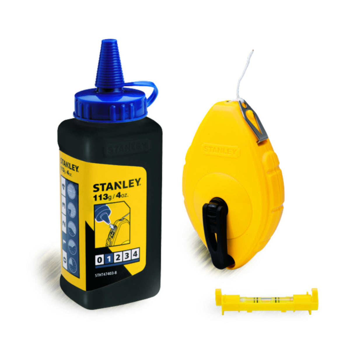 Stanley Plastic Chalk-Line 30m Reel Set | STHT47443-8
