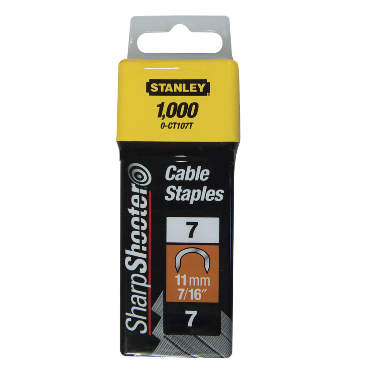 Stanley Round Cable Staples 11mm | 1-CT107T