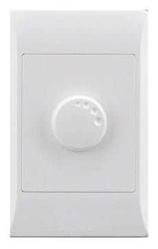SWITCH E/MATE 260W DIMMER NO LEVER WHITE