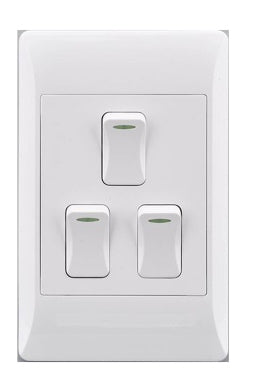 SWITCH E/MATE 3L 2X4 WHITE