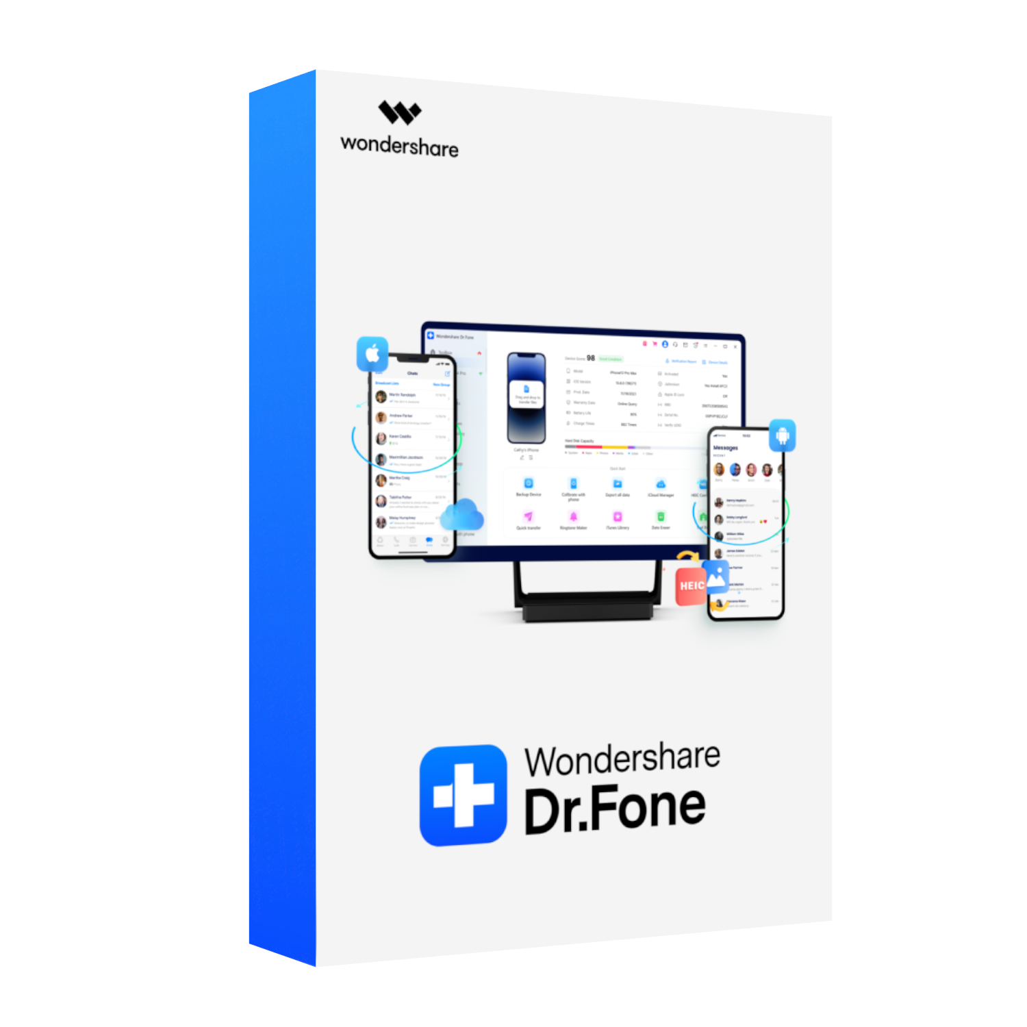 Wondershare Dr.Fone - Full Toolkit for Mac (Digital Annual License | Unlimited devices | 1 PC)