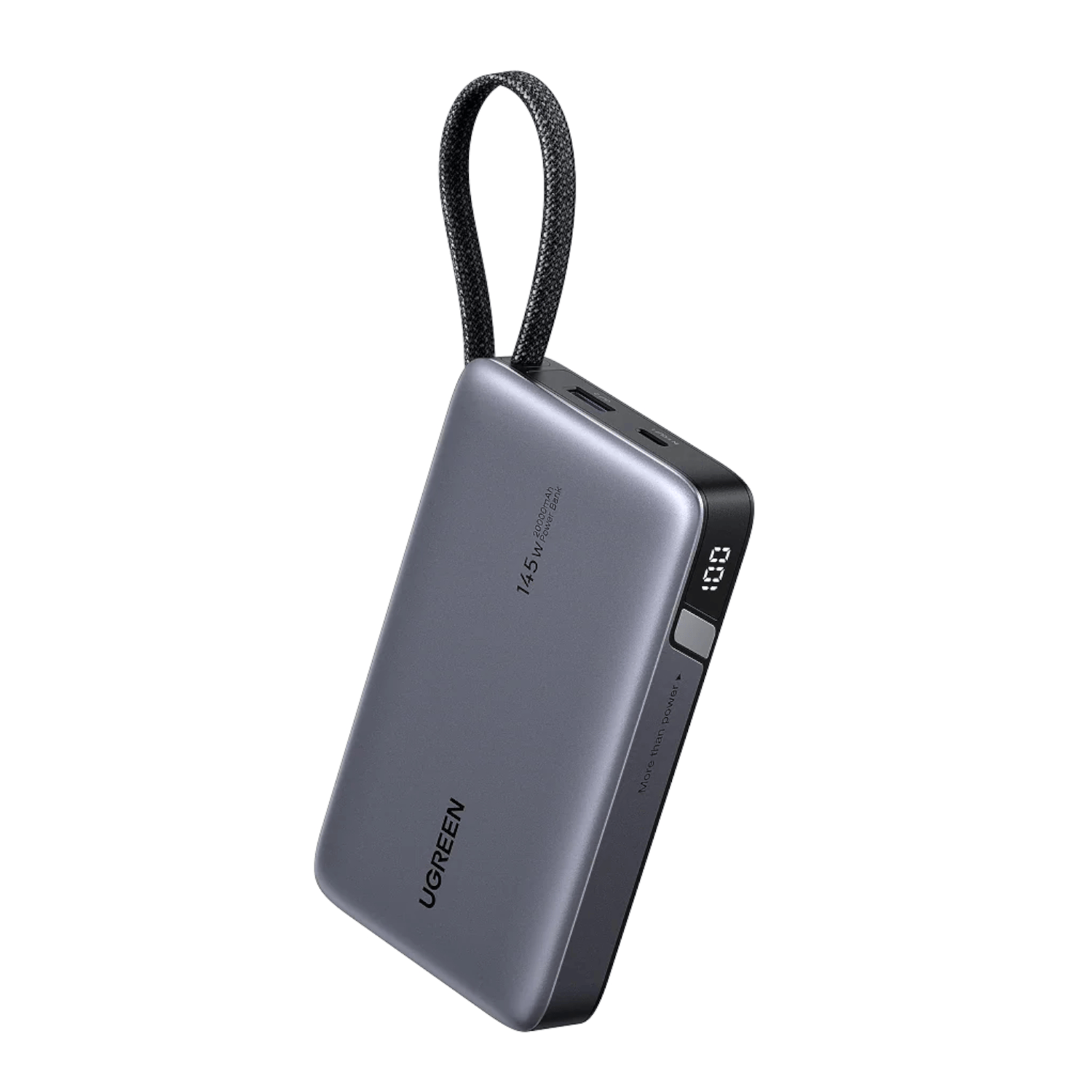 UGREEN Nexode 145W 20000mAh Power Bank with built-in USB Type-C Cable