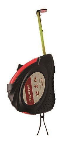 TAPE MEASURE GED RED l.8M TAPE WIDTH25MM