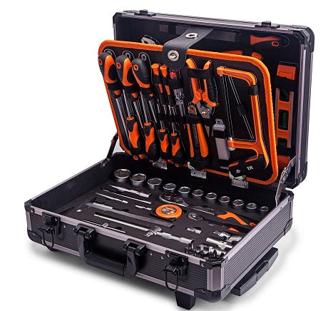 TOOL SET KENDO ALUMINIUM CASE 161PC