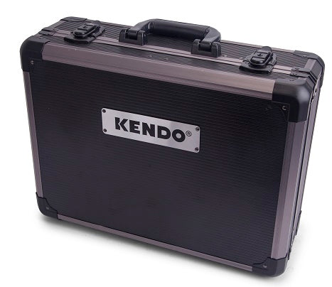 TOOL SET KENDO ALUMINUM CASE 124 PIECE