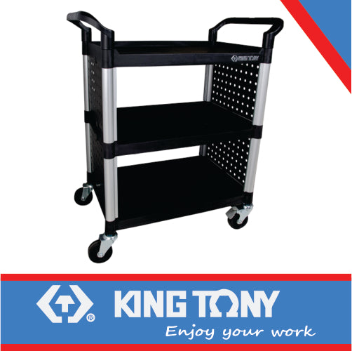 TOOL SHELF TROLLEY WITH SIDE PANELS