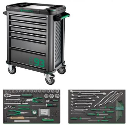 TOOL TROLLEY 6 DRAW S/WILLE + 111 PCE