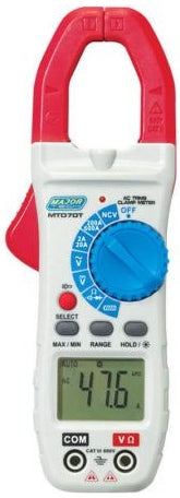 True RMS 600A AC Clamp Meter - Major Tech