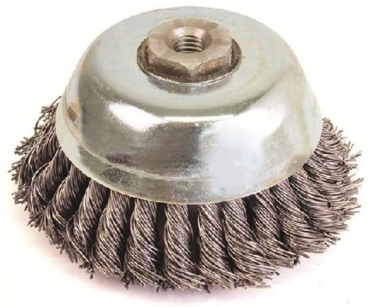 WIRE CUP BRUSH WERNER 140X5/8" KNOTTED